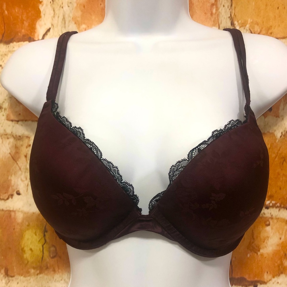 Burgundy Beauty Bra *36D*
